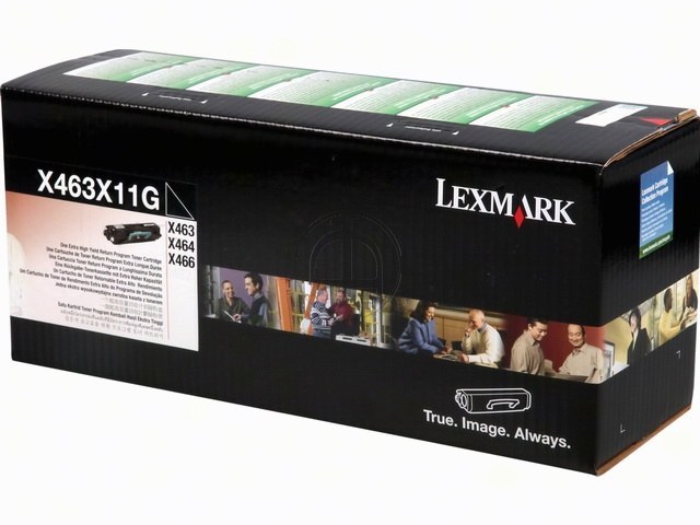 X463X11G LEXMARK X463 TONER BLACK EHC 15.000Seiten extra hohe Kapaz return