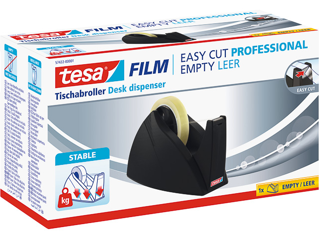 TESA EASY CUT TISCHABROLLER SCHWARZ 57422-00001-02 66mx25mm