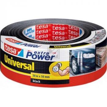 56389-00001-08 TESA Extra Power Gewebeklebeband schwarz 50mm 50Meter