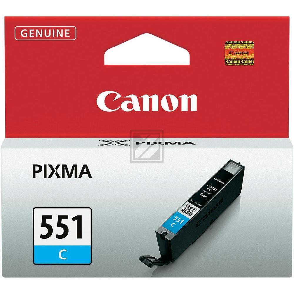 6509B001 CANON CLI551C Nr.551 Pixma Tinte cyan ST 304Seiten 7ml