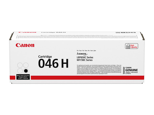 1254C002 CANON LBP653CDW CARTRIDGE BK HC 046HBK 6300Seiten hohe Kapazitaet