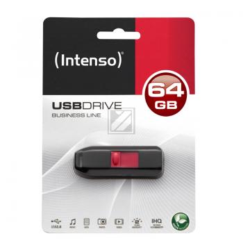 INTENSO BUSINESS LINE USB STICK 64GB 3511490 28MB/s USB 2.0 schwarz