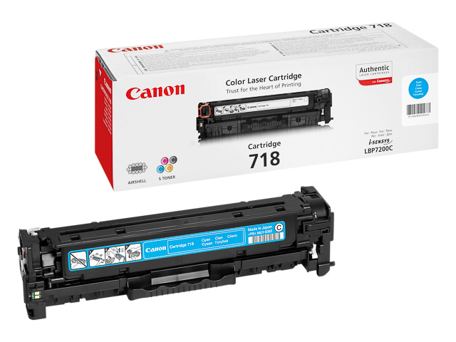 2661B002 CANON LBP7200 CARTRIDGE CYAN 718C 2900Seiten