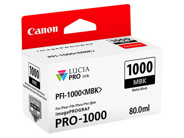 PFI1000MBK CANON PRO1000 TINTE MATT BLK 0545C001 80ml 5490Seiten