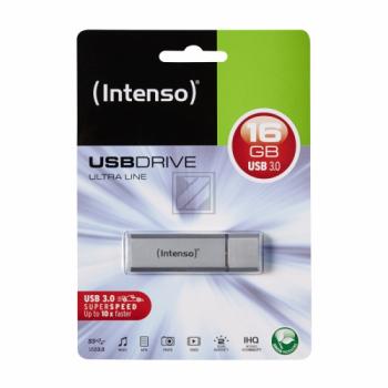 INTENSO ULTRA LINE USB STICK 16GB 3531470 70MB/s USB 3.0 silber