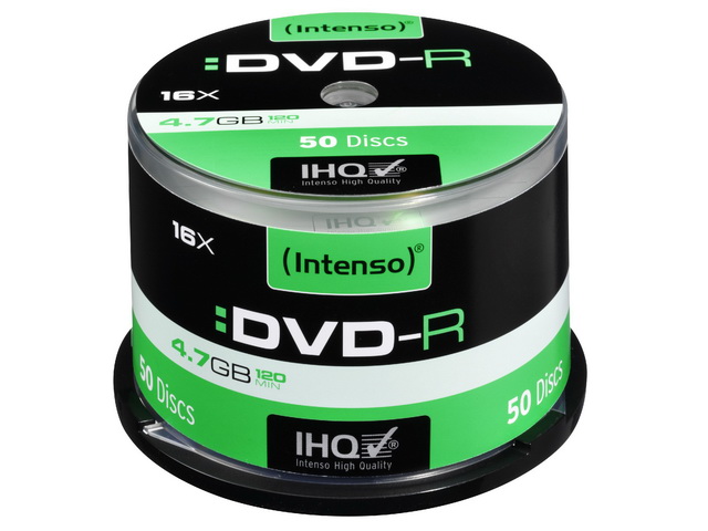 INTENSO DVD-R 4.7GB 16x (50) CB 4101155 Cake Box