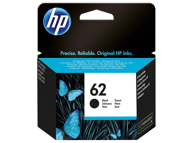 C2P04AE#UUS HP OJ5740 TINTE BLACK ST HP62 4ml 200Seiten Standard Kapazitaet