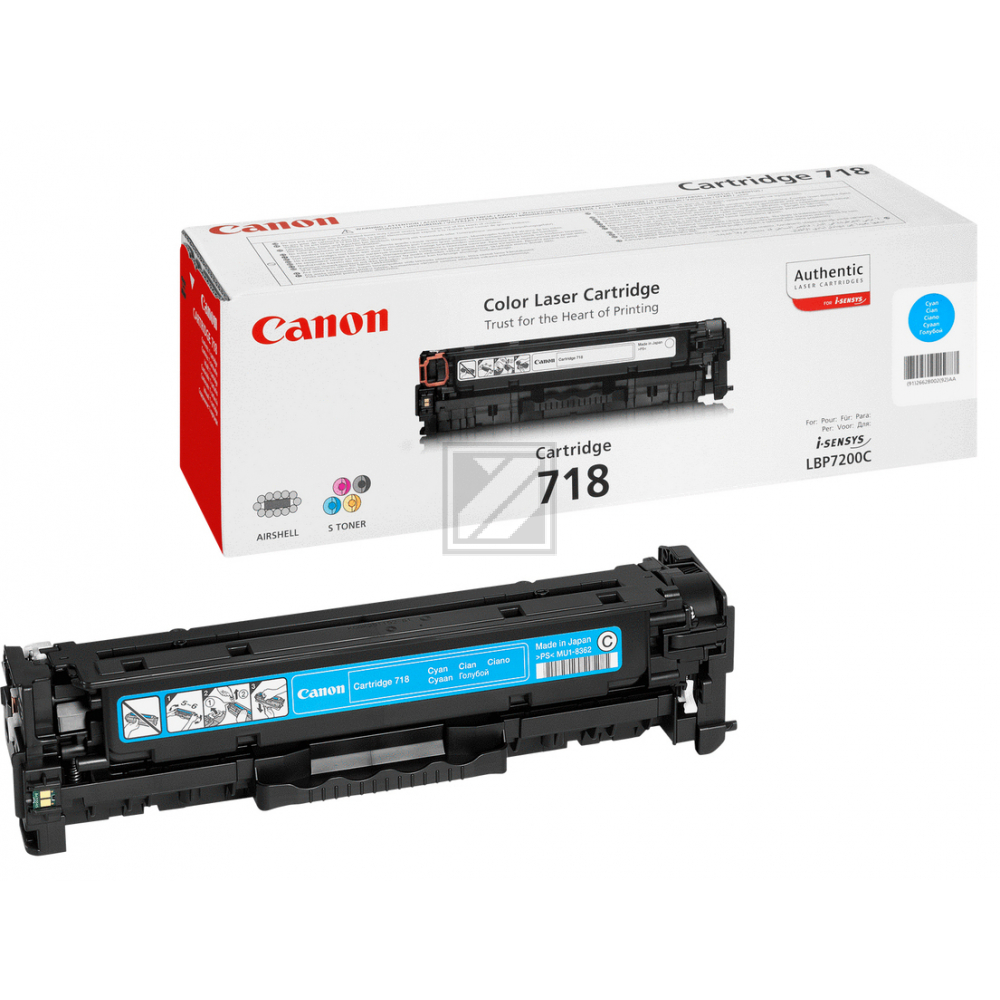 2661B002 CANON 718C LBP Cartridge cyan 2900Seiten