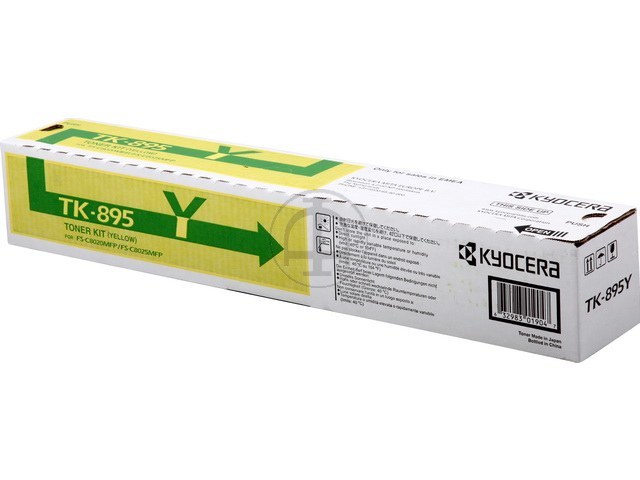 TK895Y KYOCERA FSC8020MFP TONER YELLOW 1T02K0ANL0 6000Seiten