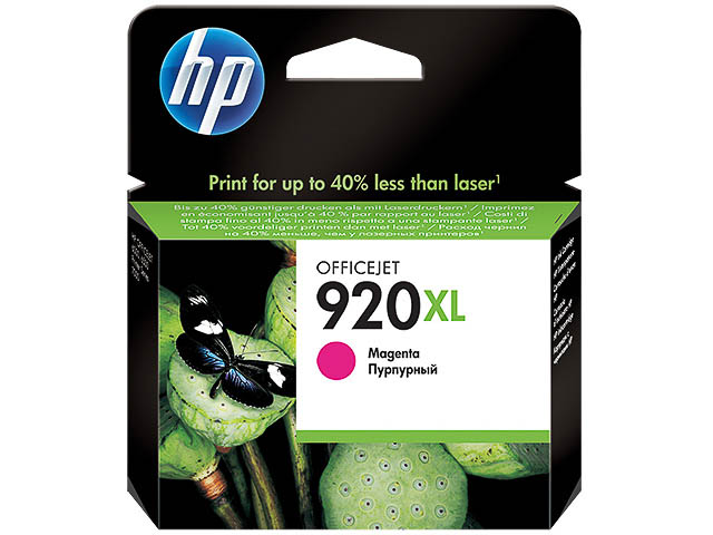 CD973AE#BGX HP OJ6500 TINTE MAGENTA HC HP920XL 6ml 700Seiten hohe Kapazitaet