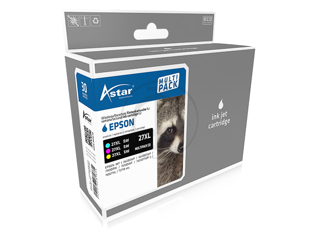 AS43362 ASTAR EPS. WF3620 TINTE (3) CMY T2715/27XL 3x10,4ml