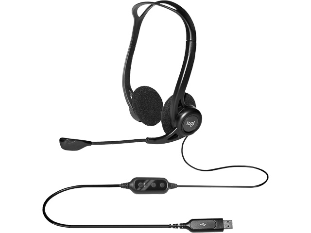 LOGITECH 960 HEADSET USB 981-000100 Kabel/stereo