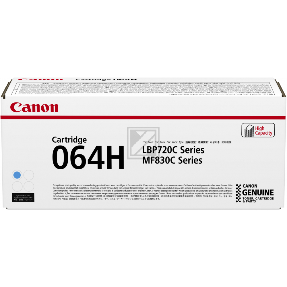 4936C001 CANON 064HC MF Cartridge cyan HC 10.400Seiten