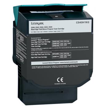 C540H1KG LEXMARK C54x/X54x Toner black HC return 2500Seiten