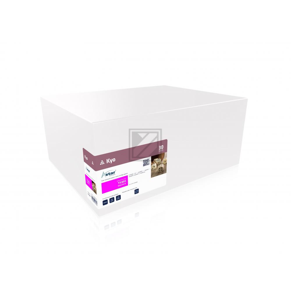 AS12895 ASTAR KYOCERA TK895 FSC Toner magenta rebuilt 6000Seiten Chip