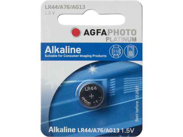 150-803470 AP BATTERIE 1STK LR44/AG13 Alkaline Knopfzelle 1,5V