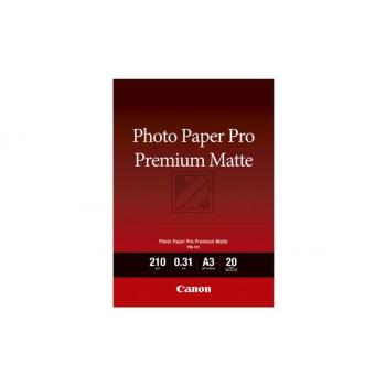 8657B006 CANON Premium Fotopapier A3 (297x420mm) 20Blatt weiss PM101 210gr