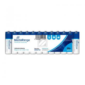 MRBAT106 MEDIARANGE Batterien 24er Pack AA Mignon LR06 Alkaline 1,5 V
