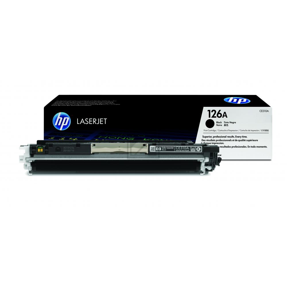 CE310A HP 126A CLJ Toner black 1200 Seiten