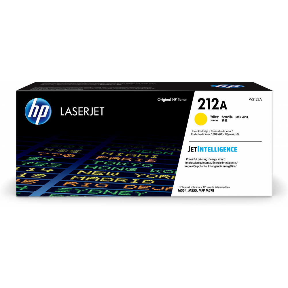W2122A HP 212A CLJ Toner yellow ST 4500 Seiten