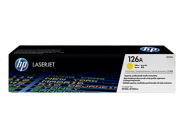 CE312A HP CLJ CP1025 TONER YELLOW HP126A 1000Seiten