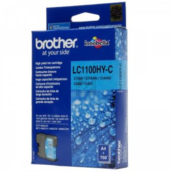 LC1100HYC BROTHER MFC Tinte cyan HC 750 Seiten
