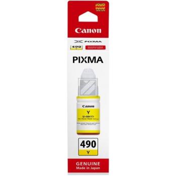 0666C001 CANON GI490Y Pixma Tinte yellow 7000Seiten 70ml