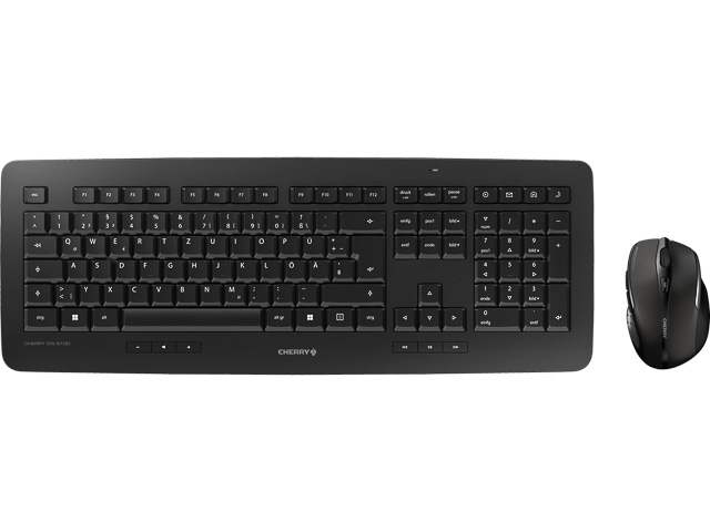 CHERRY DW5100 TASTATUR+MAUS QWERTZ DE JD-0520DE-2 schwarz kabellos USB