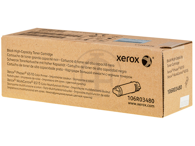 106R03480 XEROX PH6510 TONER BLACK HC 5500Seiten hohe Kapazitaet