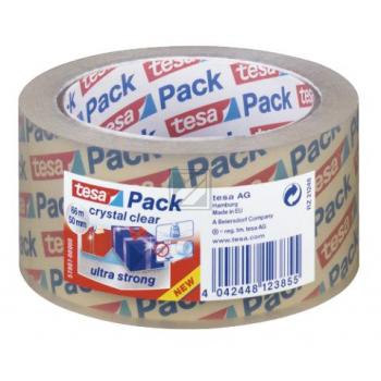 57807-00000-01 TESA Crystal Clear Packband klar 50mm 66Meter PVC