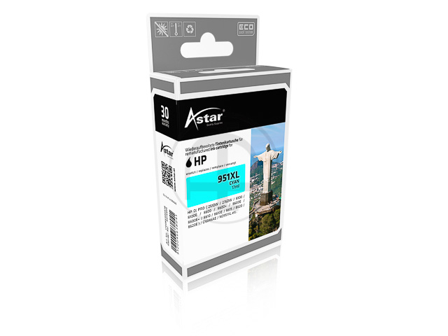 AS15495 ASTAR HP OJPRO8100 TINTE CYA CN046AE/951XL 1500Seiten 17ml