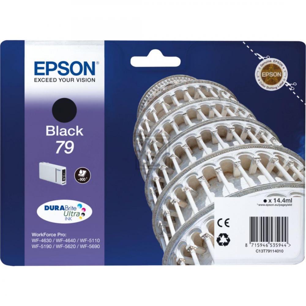 C13T79114010 EPSON Nr.79 WF Tinte black ST 900Seiten 14,4ml