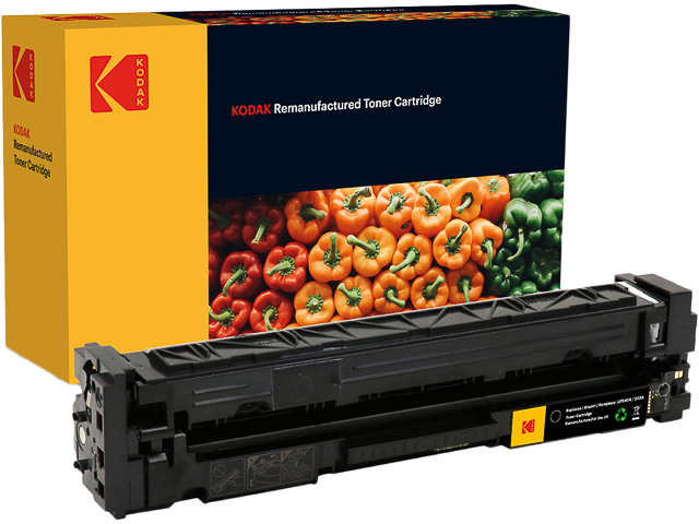 185H154001 KODAK HP CLJPROM254 CARTR BLK CF540A 203A 1400Seiten