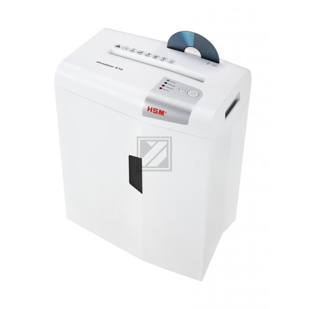 1045111 HSM Shredstar X10 Aktenvernichter A4 4,5x30mm Partikel P-4