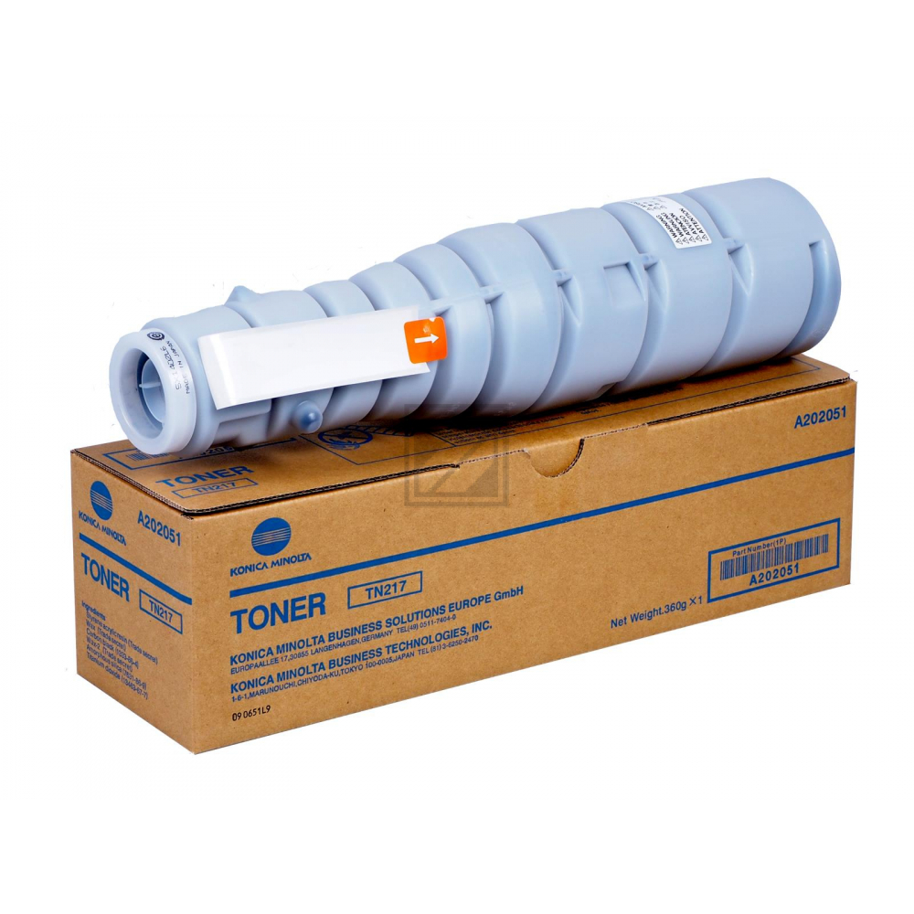 A202051 KONICA TN217K Bizhub Toner black 17.500Seiten