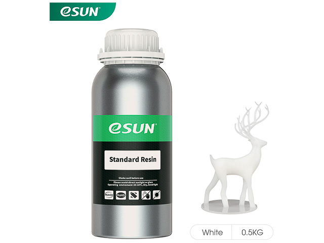 UV/LCD STANDARD WHITE 1KG ESUN 3D RESIN 405NM