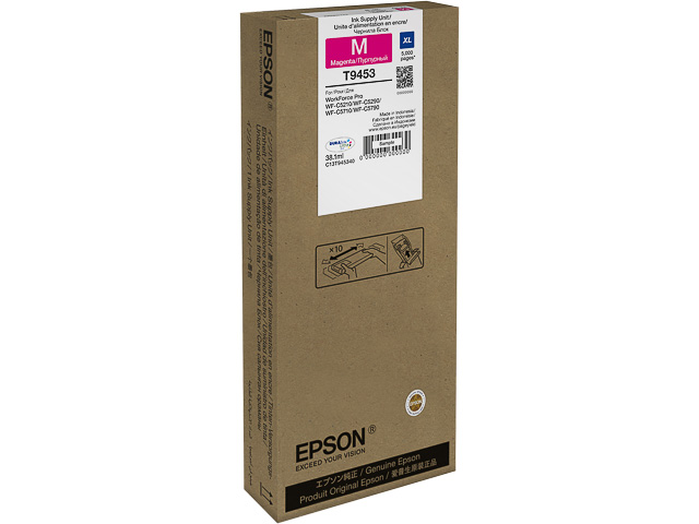 C13T945340 EPSON WF C5210 TINTE MAG HC Cartridge XL 38,1ml hohe Kapazitaet