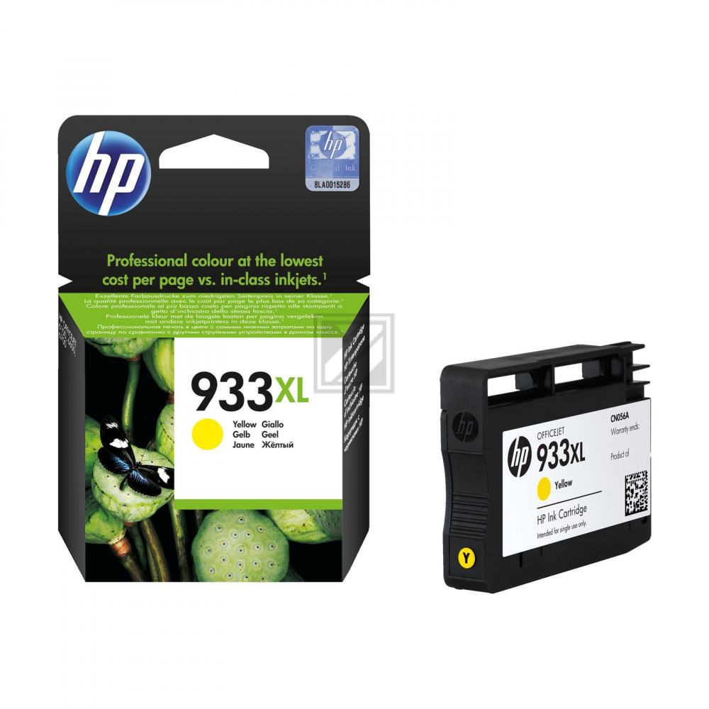 CN056AE#BGX HP 933XL OJ Tinte yellow HC 825Seiten