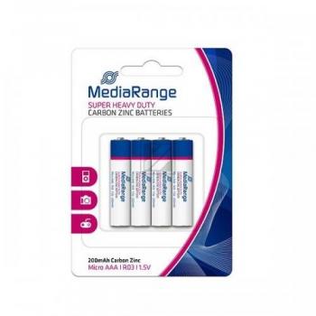 MRBAT141 MEDIARANGE Batterien 4er Pack AAA Micro R03 Zink Kohle 1,5 V