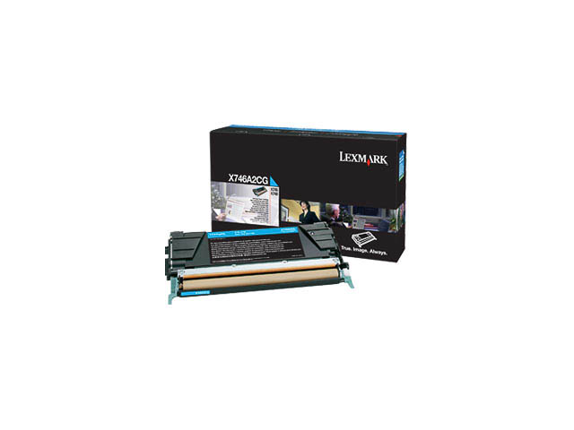 X746A2CG LEXMARK X746 TONER CYAN 7000Seiten
