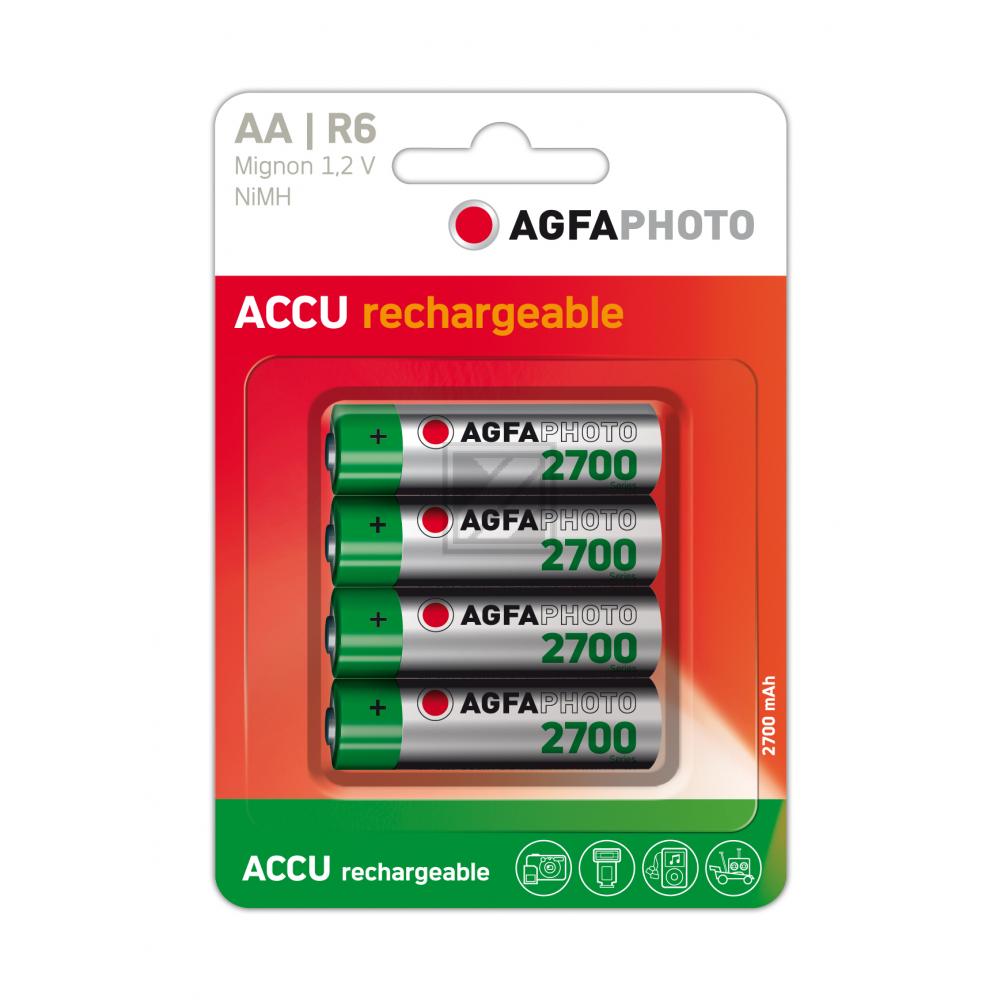 131802718 AP Batterien 4er Pack AA Mignon HR06 NiMh Akku 2.300 mA