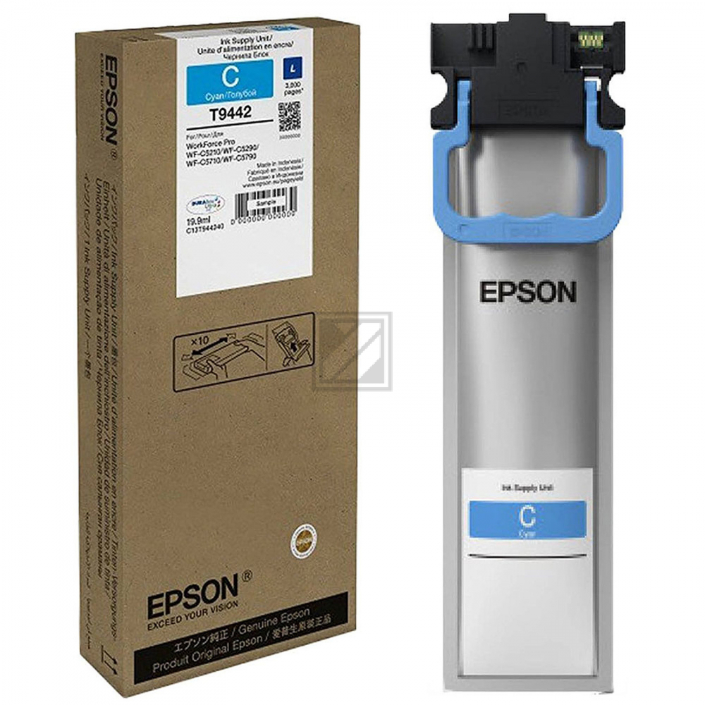 C13T944240 EPSON Cartr. L WF PRO Tinte cyan ST 19,9ml