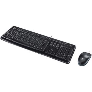 920-002540 LOGITECH MK120 Tastatur+Maus QWERTZ DE Kabel schwarz