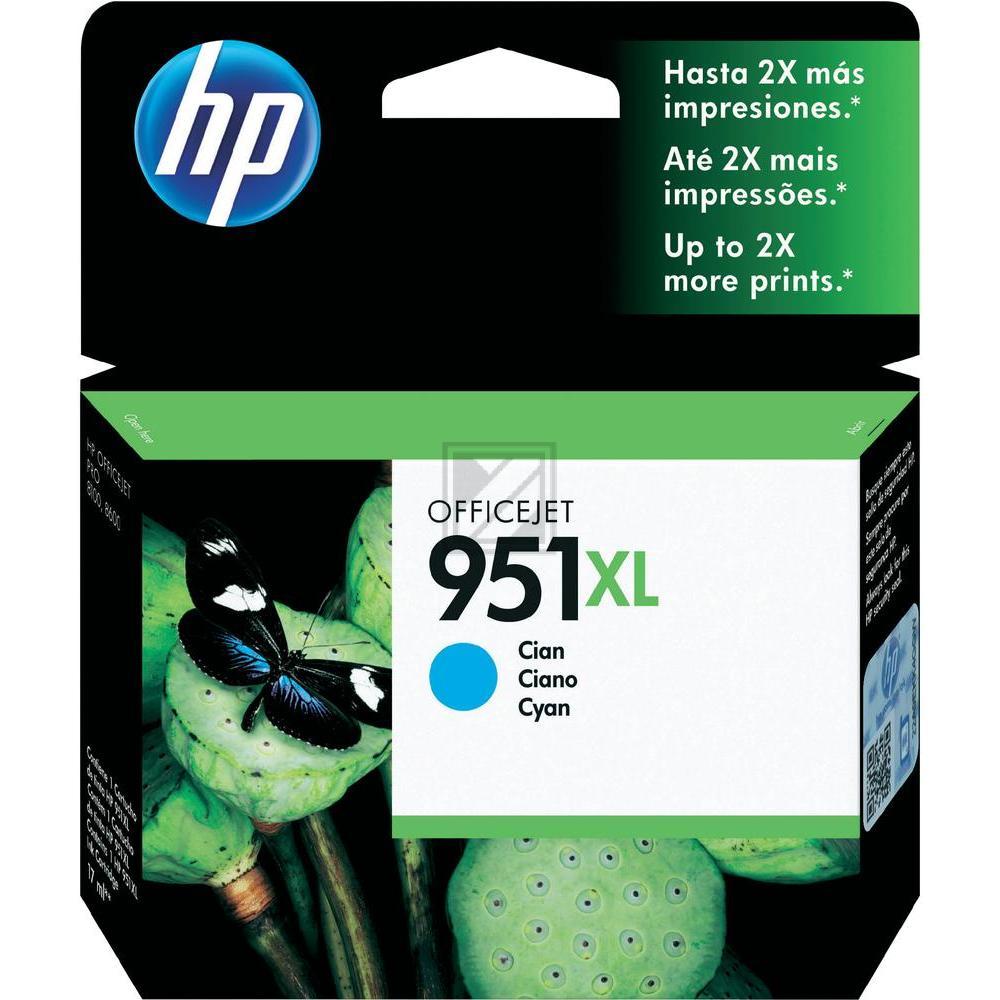 CN046AE#BGX HP 951XL OJ PRO Tinte cyan HC 1500Seiten 17ml