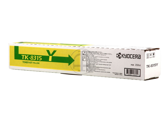 TK8315Y KYOCERA TA2550CI TONER YELLOW 1T02MVANL0 6000Seiten