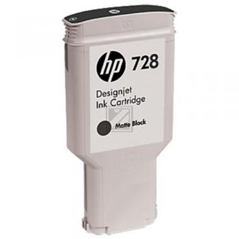 F9J68A HP 728 DNJ Tinte matt black HC 300ml
