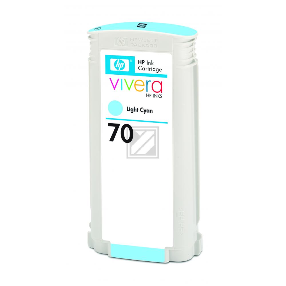 C9390A HP 70 DNJ Tinte light cyan 130ml