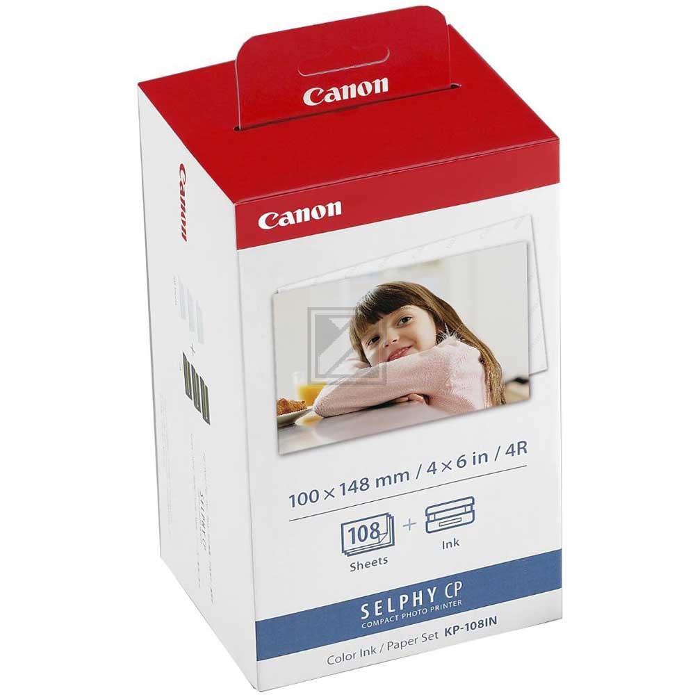 3115B001 CANON Fotopapier+TTR (3) 10x14,8cm 108Blatt weiss KP108IN