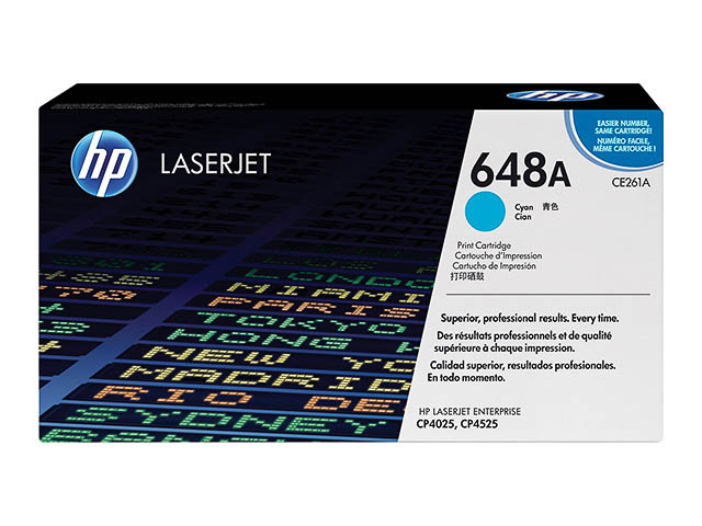 CE261A HP CLJ CP4525 TONER CYAN HP648A 11.000Seiten