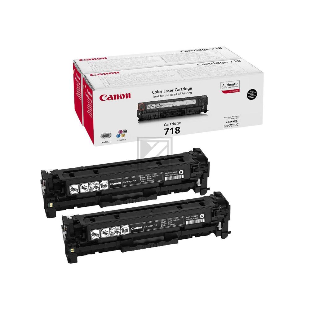 2662B005 CANON 718BK LBP Cartridge (2) black 2x3400Seiten